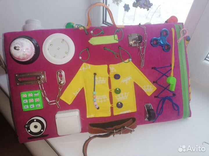 Бизиборд мягкий