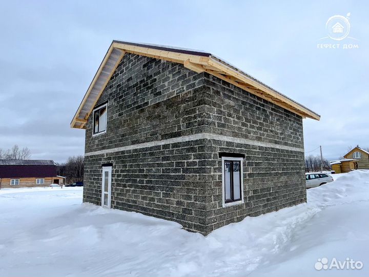 Дом из арболита 120м2