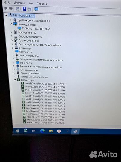 Игровой пк, intel xeon, RTX 3060 12GB, 16GB RAM