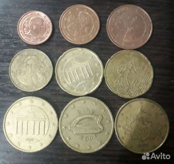 Драм. Монеты. копейки. Евро