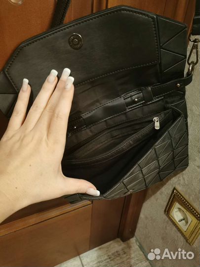 Сумка клатч чёрная