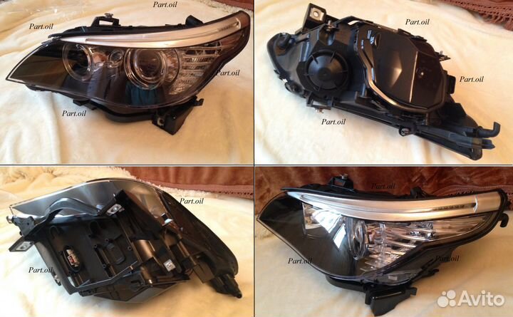 Фара диодная под ксенон BMW 5-series E60 2007-2009