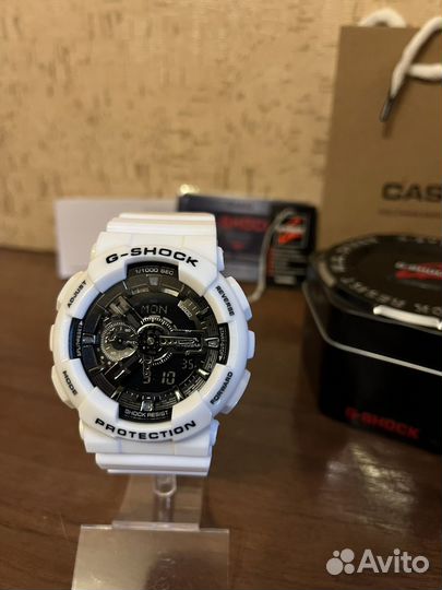 Casio g-shock белые