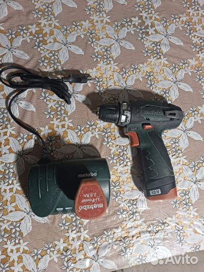 Шуруповерт metabo powermaxx bs 12 бу