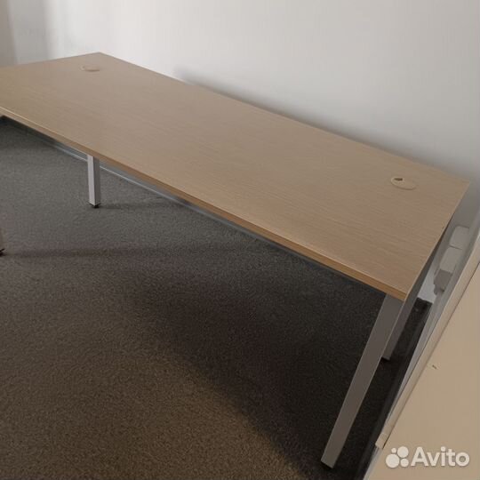 Компьютерный стол бу с метической перегородкой