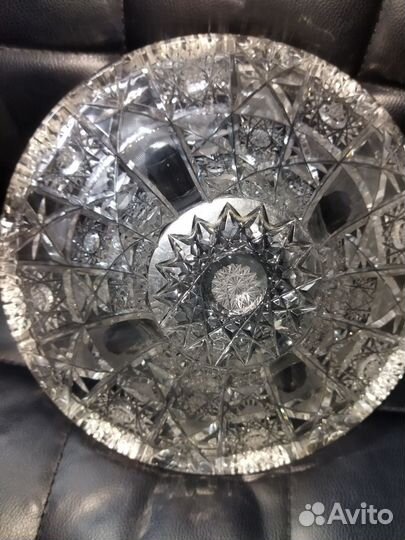 Ваза для фруктов хрусталь