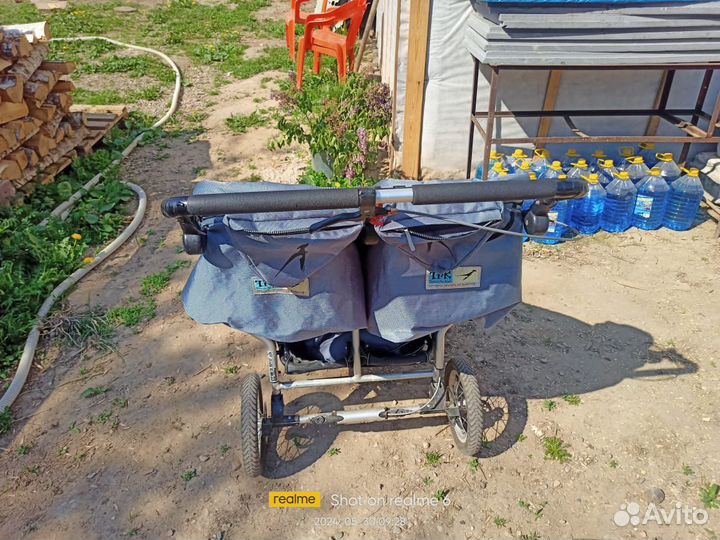 Коляска для двойни tfk 2в1