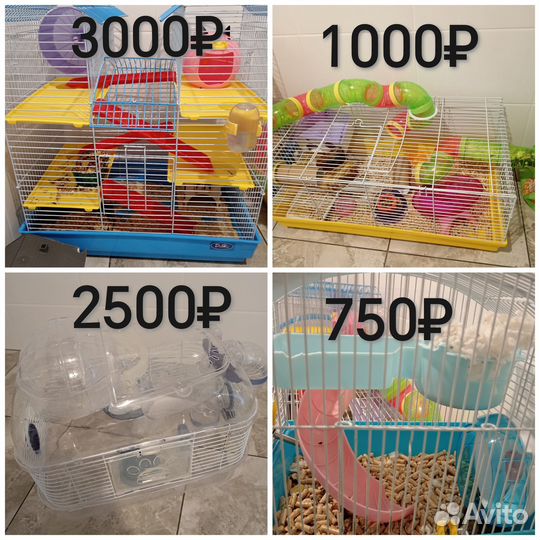 Клетки для грызунов большие