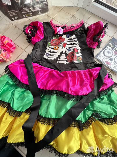 Костюм карнавальный в стиле тайны коко