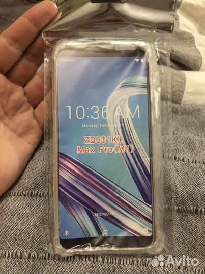 Чехол + 2 стекла на экран для на asus zenfone max