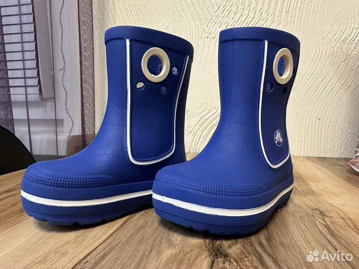 Детские резиновые сапоги crocs С6/С7