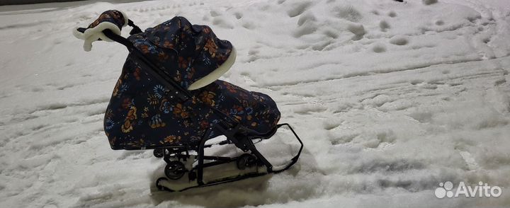 Санки коляска nika