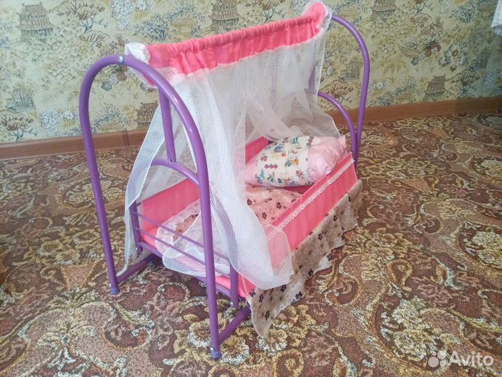 Кроватка - люлька для кукол