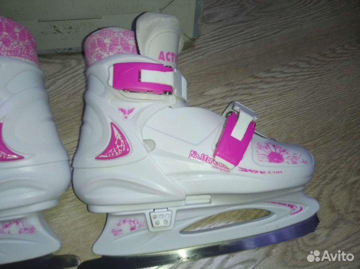 Коньки детские раздвижные р 29-32