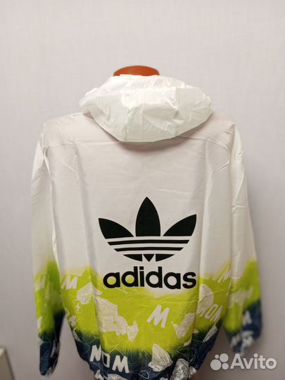 Ветровка унисекс новая Adidas 52 размер