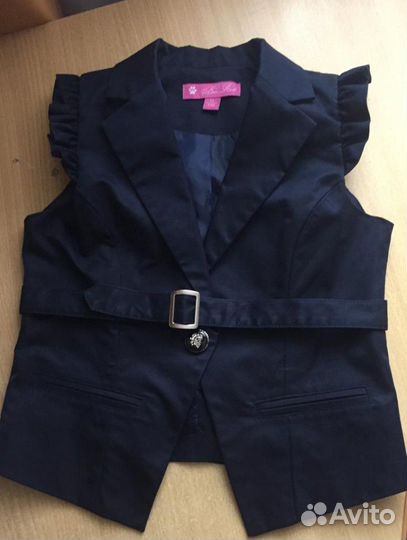 Жакет школьный для девочки р-р 122-128