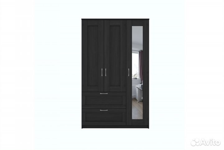 Шкаф комбинированный Сириус 3 двери, 2 ящика и 1 з