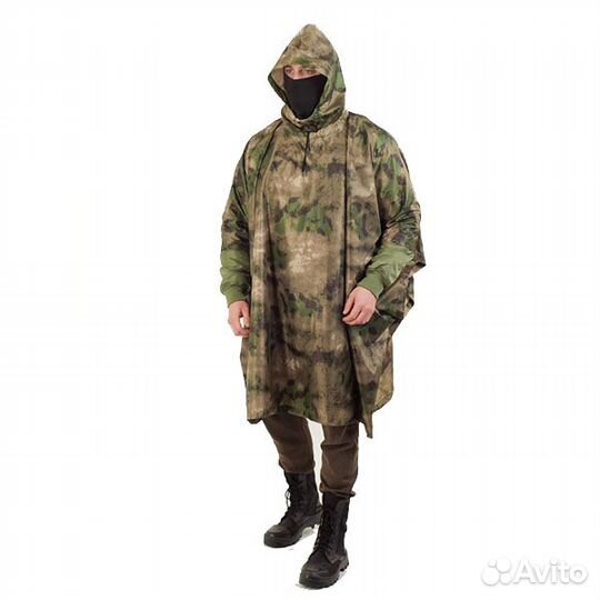 Плащ-дождевик (пончо), мох