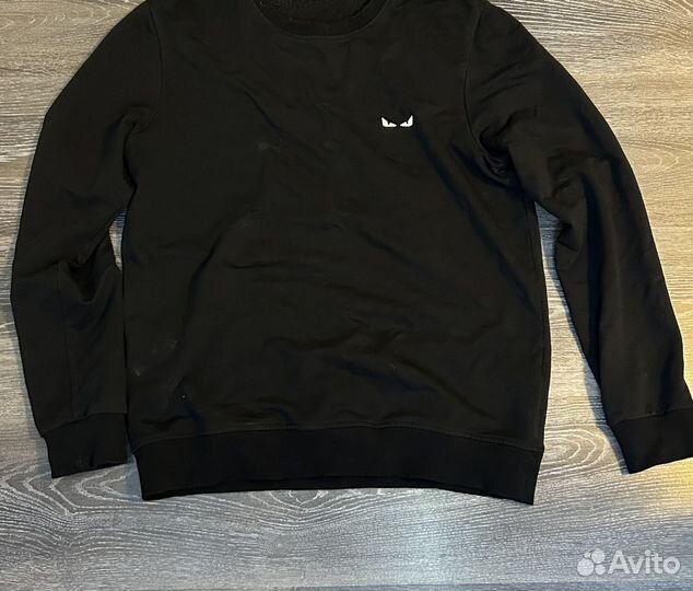 Fendi eyes embroidered свитшот оригинал