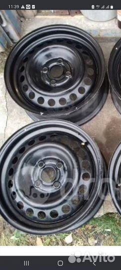 Диски штамповка р 16 с колпаком б/у