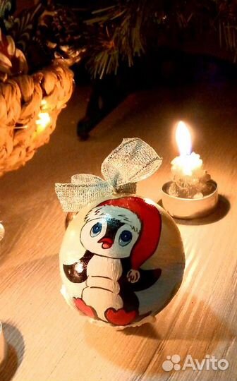 Ёлочные игрушки ручной работы