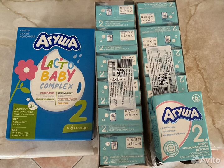 Смесь агуша 2