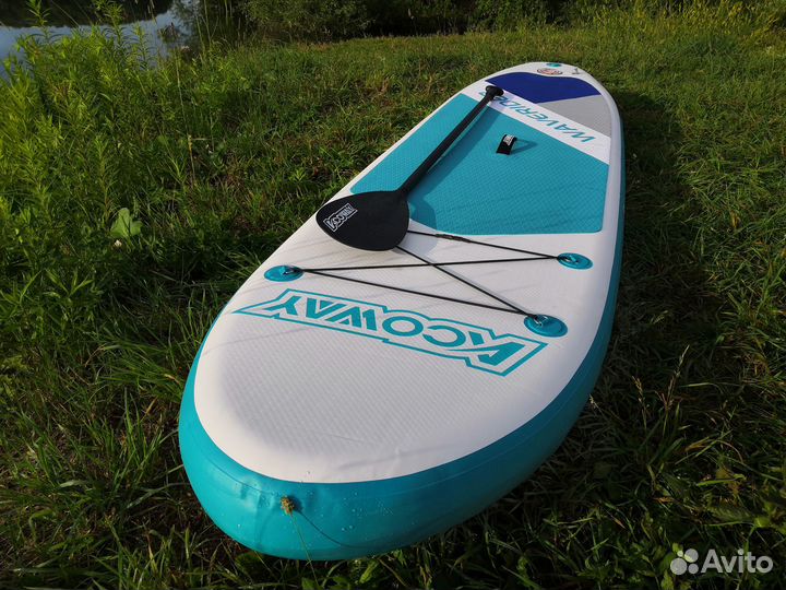 Сап доска Сап борд Acoway зелёный 325х81х16 180 кг