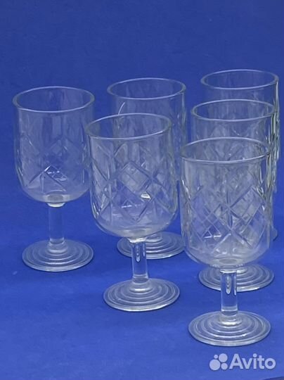 Хрустальные рюмки СССР на ножке
