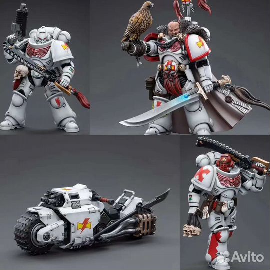 Warhammer 40k white scars combat bike