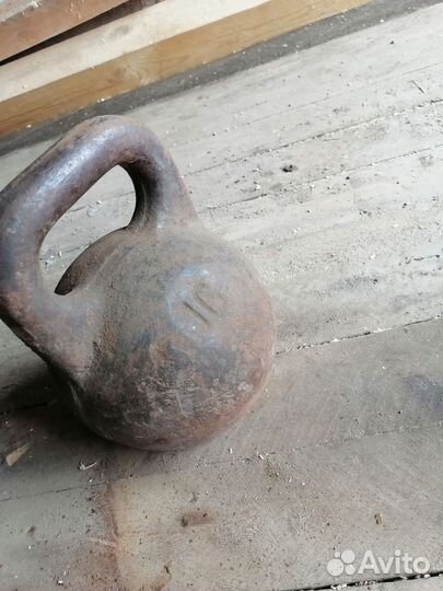 Гиря 16 кг СССР