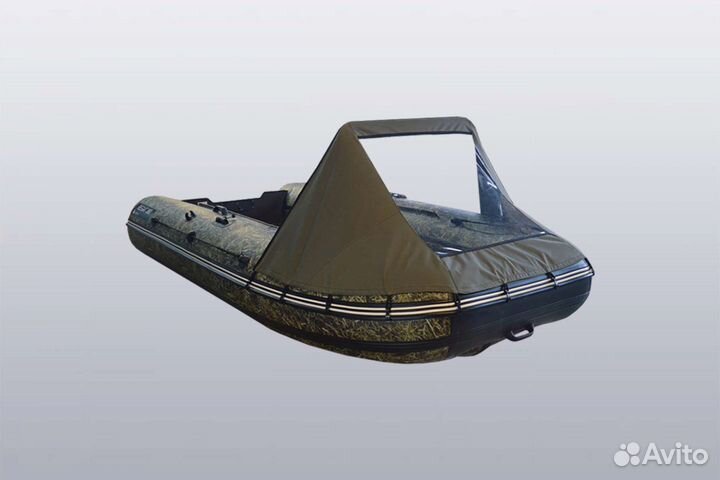 Носовой тент с окном для лодки пвх
