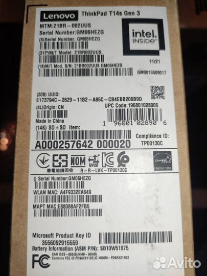 Lenovo ThinkPad T14s Gen 3 -14