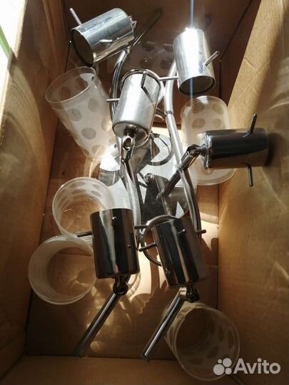 Светильник потолочный, 6 плафонов