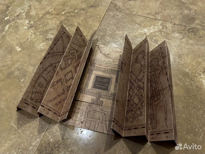 Карта Мародёров из Гарри Поттера новая potter