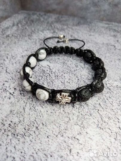 Мужской браслет Magic Node Говлит и Лава