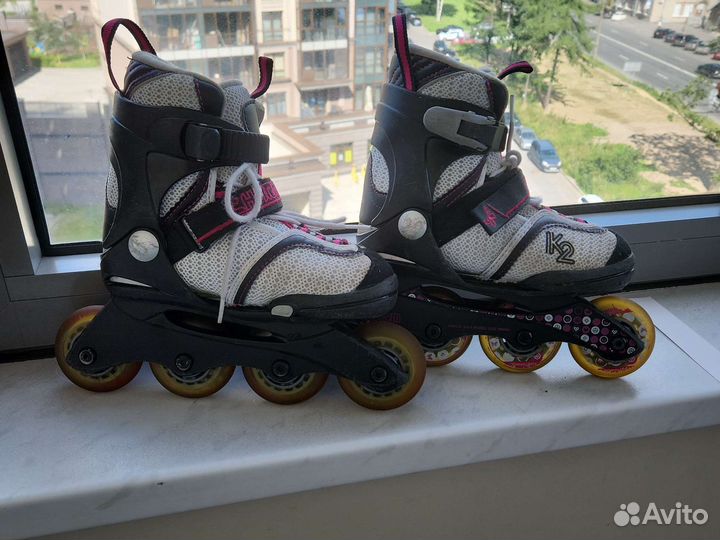 Ролики детские раздвижные K2 (29-34размер)