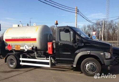 Доставка газа, заправка газгольдера