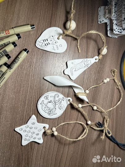 Новогодние игрушки ручной работы