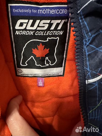Зимний комбинезон для мальчика 98 gusti