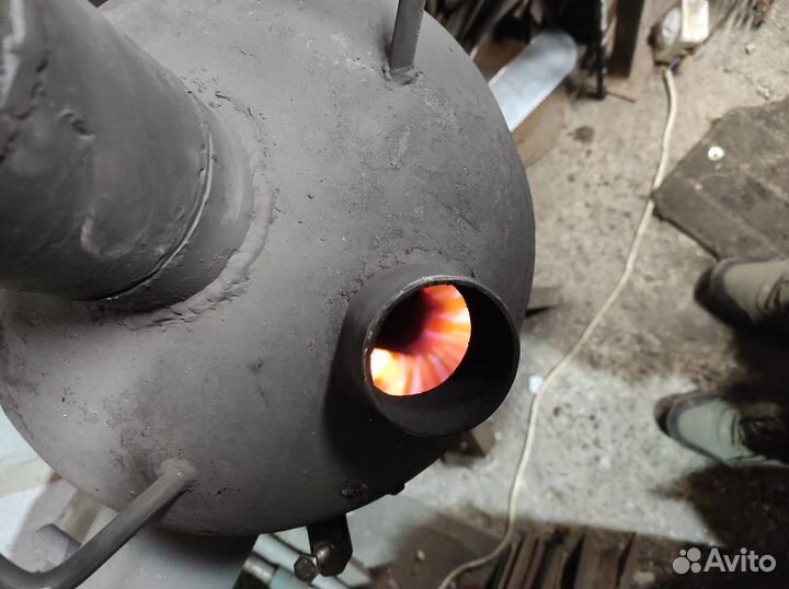 Печь на отработке