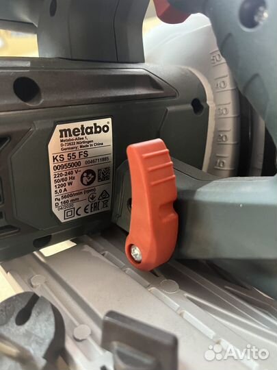 Пила дисковая циркулярная metabo KS 55 FS