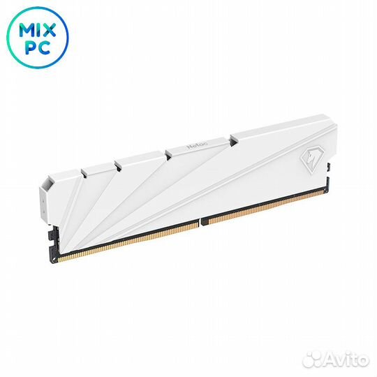 Модуль памяти DDR4 16GB 3200MHz Netac Shadow S White ntssd4P32SP-16W