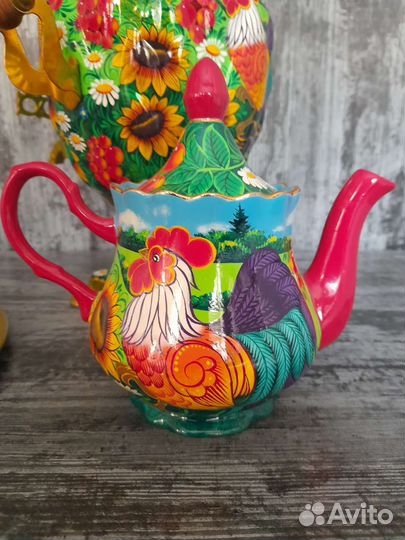 Самовар электрический расписной