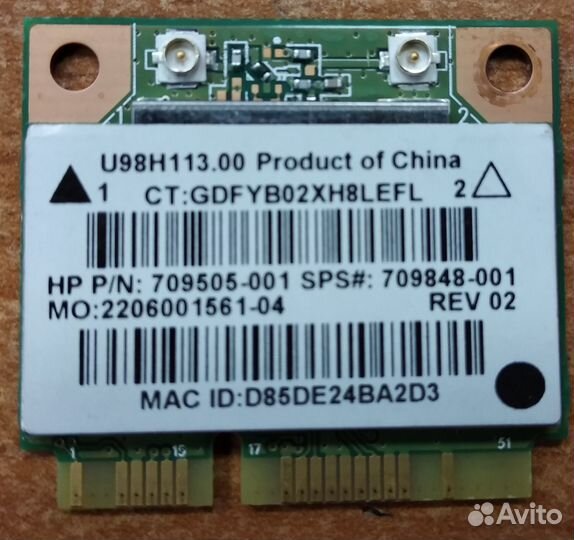 Wi-Fi адаптер Realtek rtl8188ee мини PCI 802. 11bg