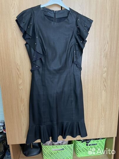 Кожаное платье