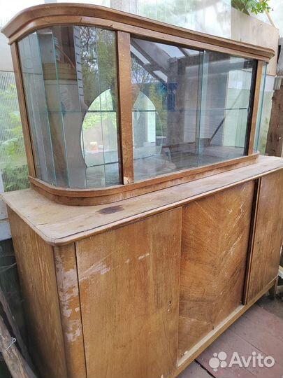 Буфет сервант СССР дерево массив 1950х