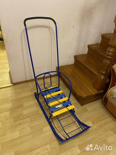 Детские санки с колесами