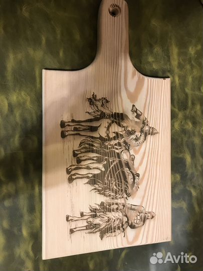 Доска разделочная с гравировкой