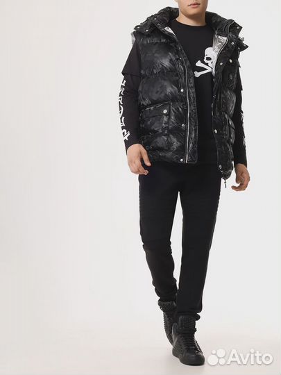 Лонгслив хлопковый Philipp Plein