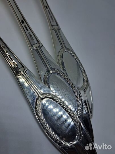 Ложки столовые 2 шт Германия, серебро 800